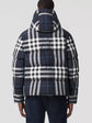 VESTE DOUDOUNE À CARREAUX À CAPUCHE AMOVIBLE BURBERRY