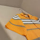 BURBERRY YELLOW STRIPED SHIRT