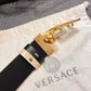 VERSACE GRECA REVERSIBLE LEATHER BELT