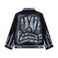 Veste en jean à motif graffiti foncé automne et hiver Givenchy