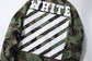 Off-White Camouflage Embroidered Badge Jacket