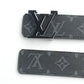 LOUIS VUITTON GLOSSY BLACK LOGO BELT BUCKLE PRESBYOPIC BELT