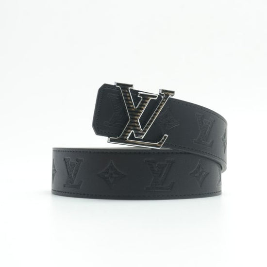 Louis Vuitton Shadow striped buckle belt