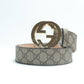 Gucci Family Double G Full Printed Belt