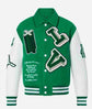 Veste universitaire Louis Vuitton verte