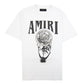 T-SHIRT EN COTON AVEC BOULE DE CRISTAL AMIRI