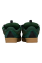 Zapatillas deportivas de piel verde con bordillo de Lanvin