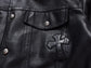 CHROME HEARTS Leather Black JACKET