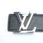 LOUIS VUITTON BLACK LEATHER BELT